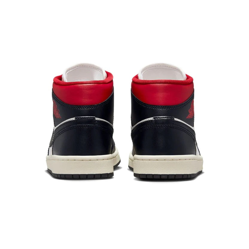 Air Jordan 1 Mid WMNS 'Sail Gym Red’