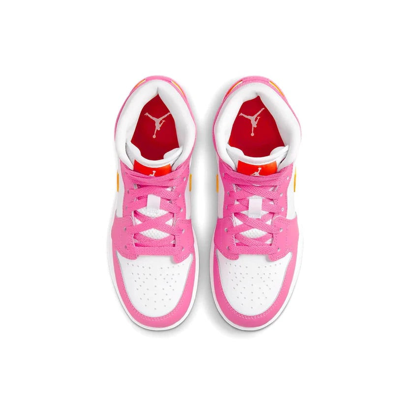 Air Jordan 1 Mid GS ‘Orange Pinksicle’