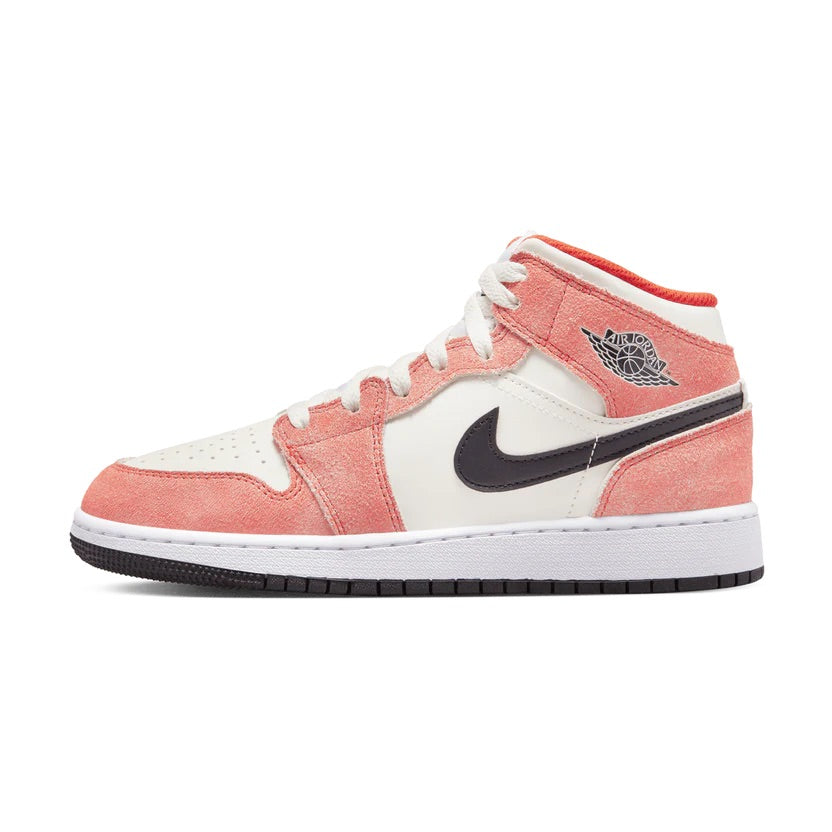 Air Jordan 1 Mid GS ‘Orange Suede’