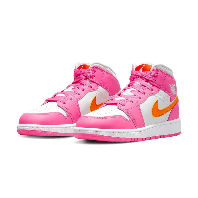 Air Jordan 1 Mid GS ‘Orange Pinksicle’